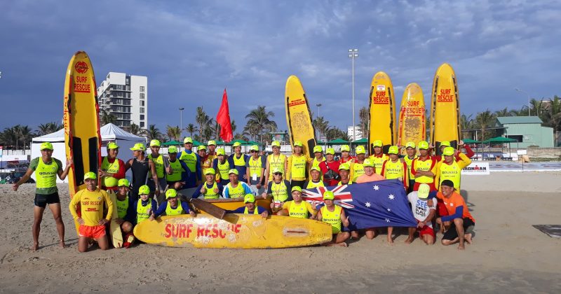 Danang 70.3 water safety team Surf Life Saving Vietnam, Swim Vietnam, Son Tra Lifeguards